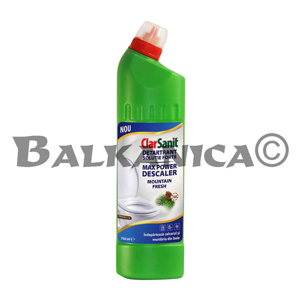 750 ML DETARTRANT SOLUTIE FORTE MOUNTAIN FRESH CLARSANIT