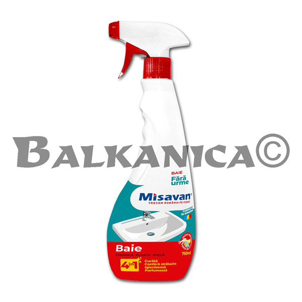 750 ML SOLUTION POUR SALLE DE BAIN MISAVAN