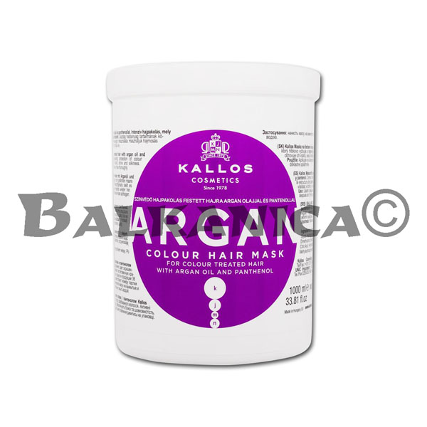 1000 ML MASCA DE PAR CU ULEI DE ARGAN KALLOS