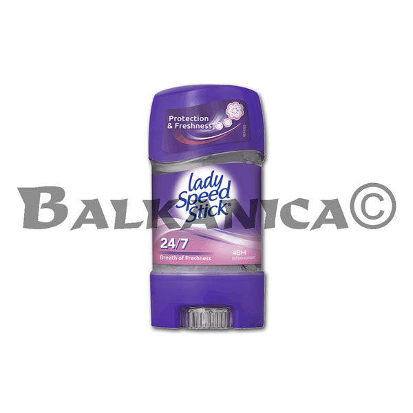 65 G DEODORANT BREATH OF FRESHNESS LADY SPEED STICK