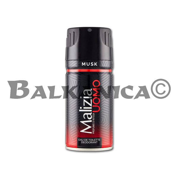 150 ML DEODORANT MUSK MALIZIA