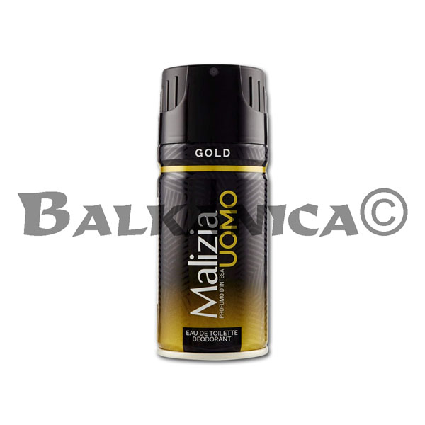 150 ML DEODORANT GOLD MALIZIA