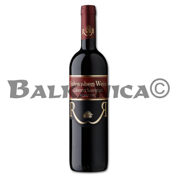 0.75 L VIN ROSU SEC CABERNET SAUVIGNON SCHWABEN WEIN RECAS