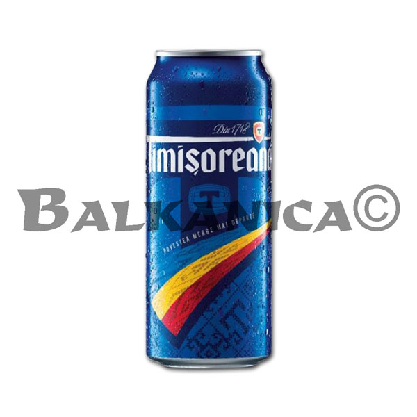 0.5 L BIERE EN CANETTE TIMISOREANA 5%-11.1P