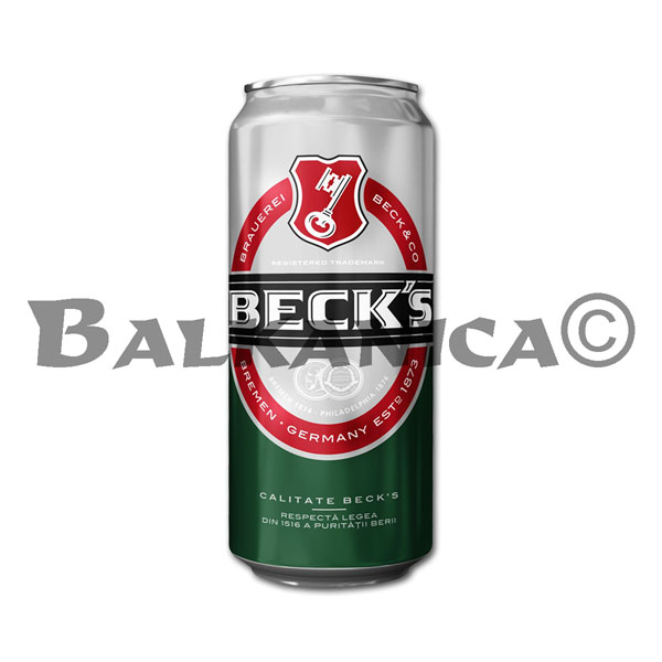 0.5 L BEER CAN BECK'S 5%-11.2P