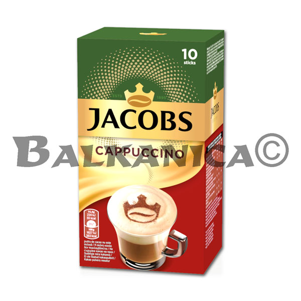 PACK (10 X 14.4 G) CAPPUCCINO ORIGINAL JACOBS