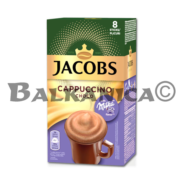 PACK (8 X 18 G) CAPPUCCINO MILKA JACOBS
