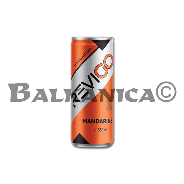 0.33 L NAPOJ GAZOWANY MANDARYNKOWY REVIGO