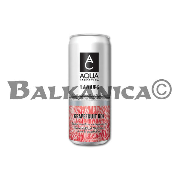 0.33 L APA MINERALA CU AROMA DE GRAPEFRUIT ROZ AQUA CARPATICA 0.33 L APA MINERALA CU AROMA DE GRAPEFRUIT ROZ AQUA CARPATICA