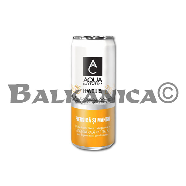 0.33 L APA MINERALA CU AROMA DE PIERSICA SI MANGO AQUA CARPATICA 0.33 L APA MINERALA CU AROMA DE PIERSICA SI MANGO AQUA CARPATICA