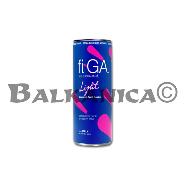 0.25 L BAUTURA ENERGIZANTA LIGHT FIGA