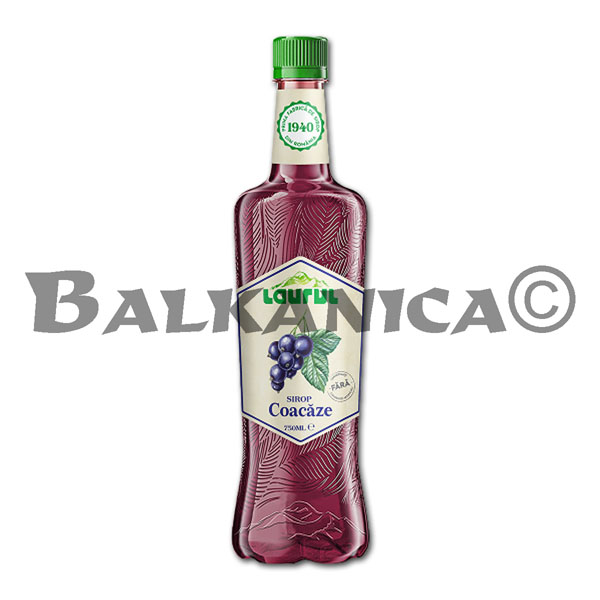 0.75 L SIROP NATURAL DE COACAZE LAURUL